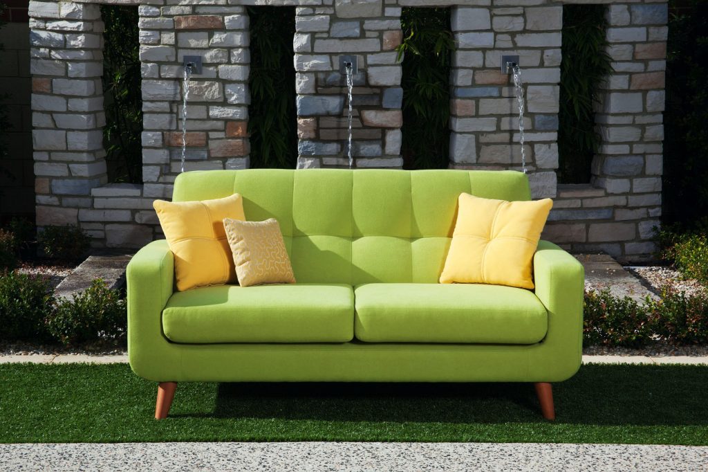 Alpine art deco style sofa