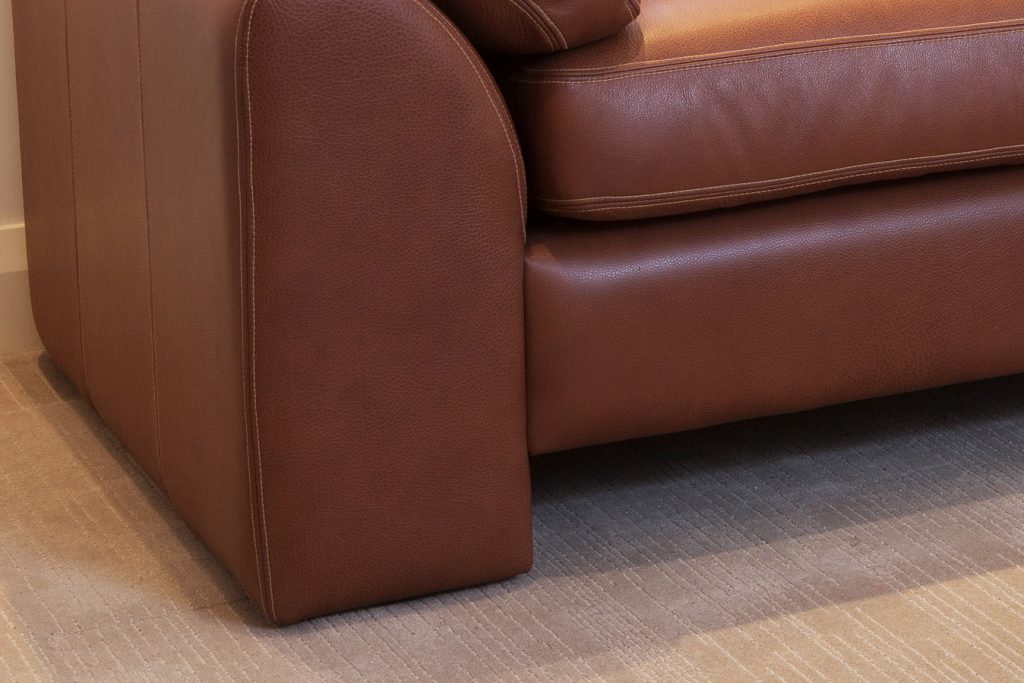 luxury leather couch