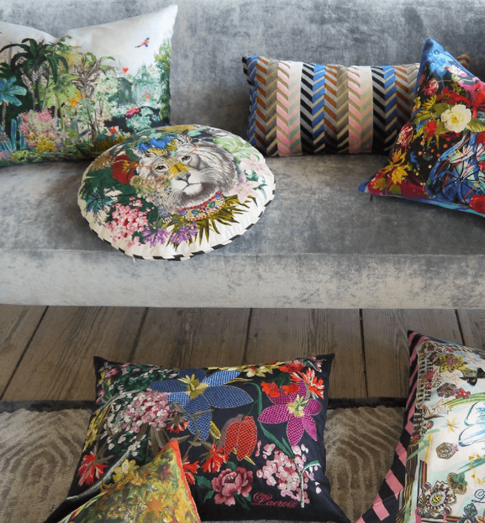 our accessories, Christian LaCroix cushions