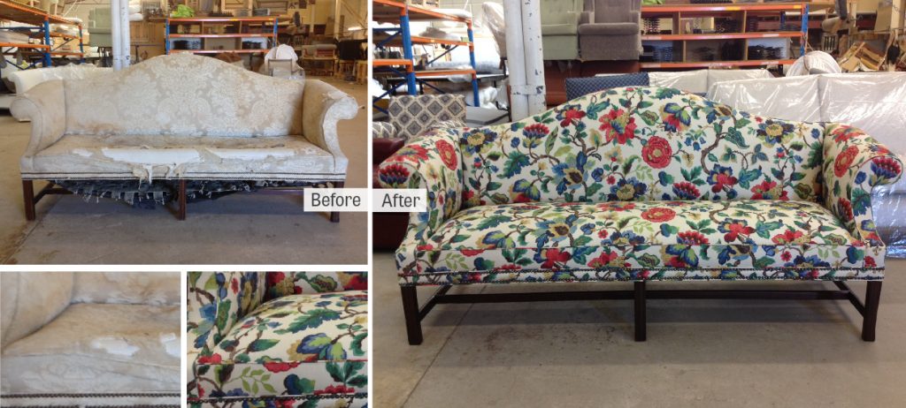 Sofa Repair and Re-upholstery at Torrance & Mckenna