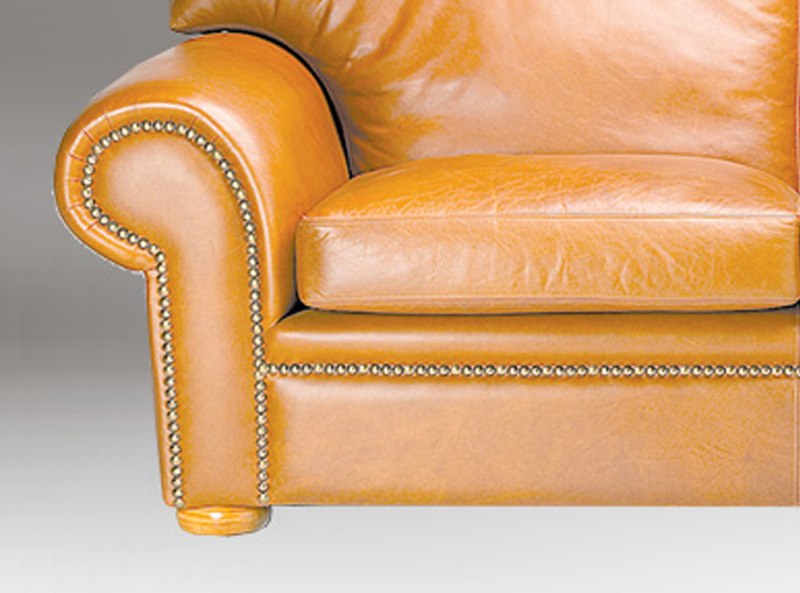 WA made leather sofa